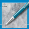 Ручка шариковая PARKER IM PREMIUM K318 BLUE GREY CT M CW2143645