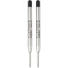 Стержень шариковый PARKER QUINKFLOW Z08 M 1мм черные чернила блистер (2шт) 1950372